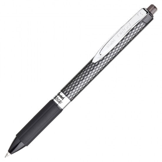 PENTEL K497-A MEKANİZMALI JEL ROLLER 07MM SİYAH