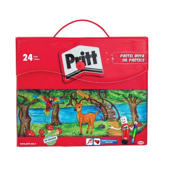PRİTT 1048064 PASTEL BOYA ÇANTALI 24LÜ