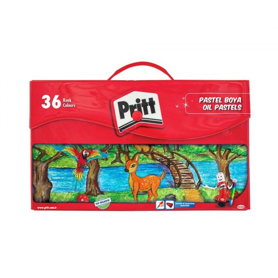 PRİTT 1048065 PASTEL BOYA ÇANTALI 36LI