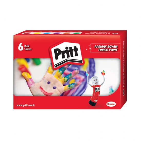 PRİTT 1221355 PARMAK BOYASI 6 RENK 30ML