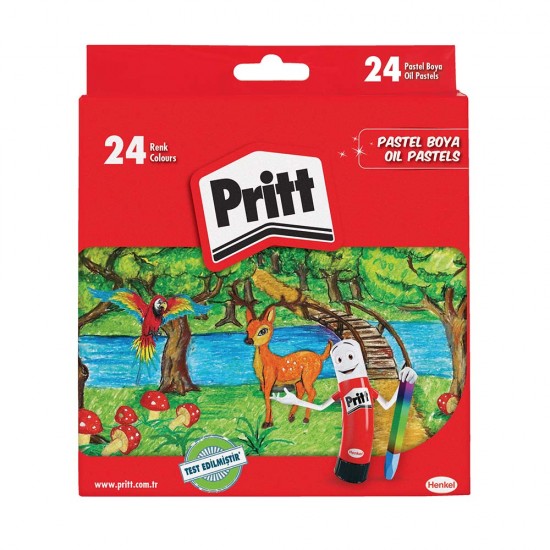 PRİTT 1307853 PASTEL BOYA KARTON KT 24LÜ