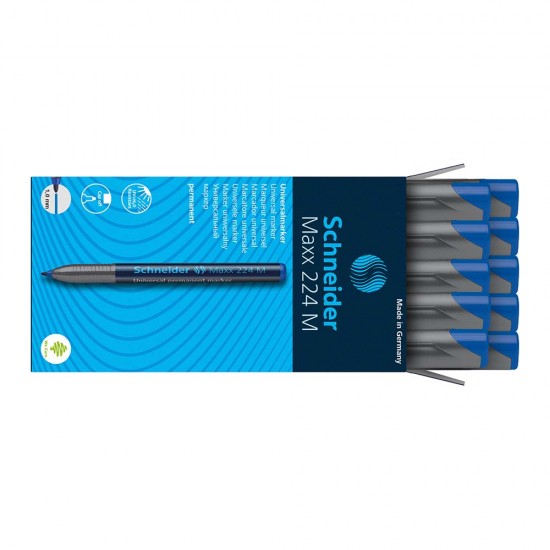 SCHNEİDER 224 ASETAT KALEM M MAVİ 1203