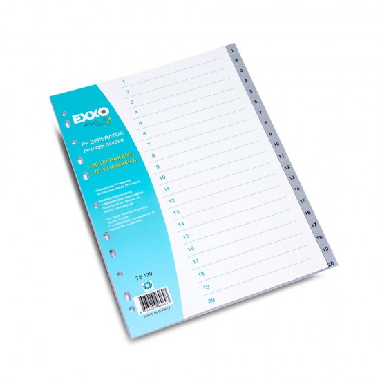 EXXO TS-120 PP SEPERATÖR 1-20 RAKAM