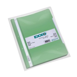 EXXO PP TELLİ DOSYA A4 AÇIK YEŞİL 50 Lİ