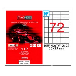 TANEX TW-2172 LAZER ETİKET 35X23MM