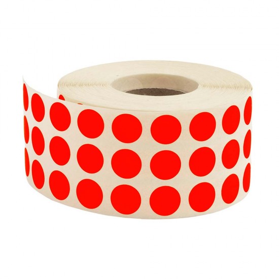 TANEX ETİKET NOKTA 10MM 5000AD KIRMIZI