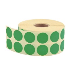 TANEX ETİKET NOKTA 20MM 2500AD YEŞİL