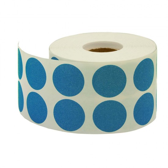 TANEX ETİKET NOKTA 20MM 2500AD MAVİ