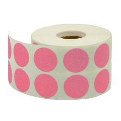 TANEX ETİKET NOKTA 20MM 2500AD PEMBE