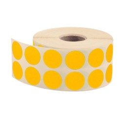 TANEX ETİKET NOKTA 20MM 2500AD FLO SARI