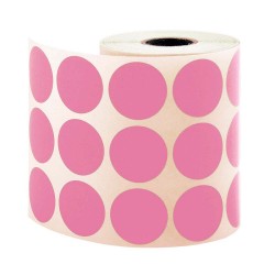 TANEX ETİKET NOKTA 30MM 2000AD PEMBE