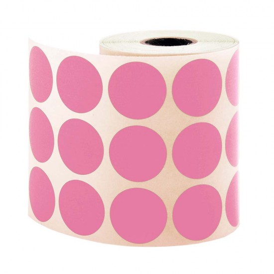 TANEX ETİKET NOKTA 30MM 2000AD PEMBE