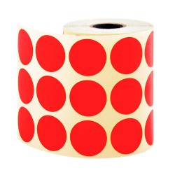 TANEX ETİKET NOKTA 30MM 2000AD KIRMIZI