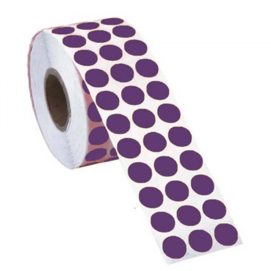 TANEX ETİKET NOKTA 25MM 2500AD MOR
