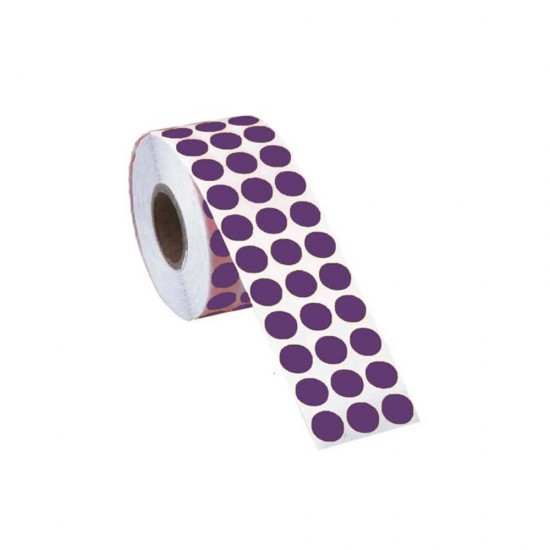 TANEX ETİKET NOKTA 10MM 5000AD MOR