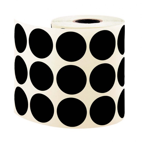 TANEX ETİKET NOKTA 30MM 2000AD SİYAH