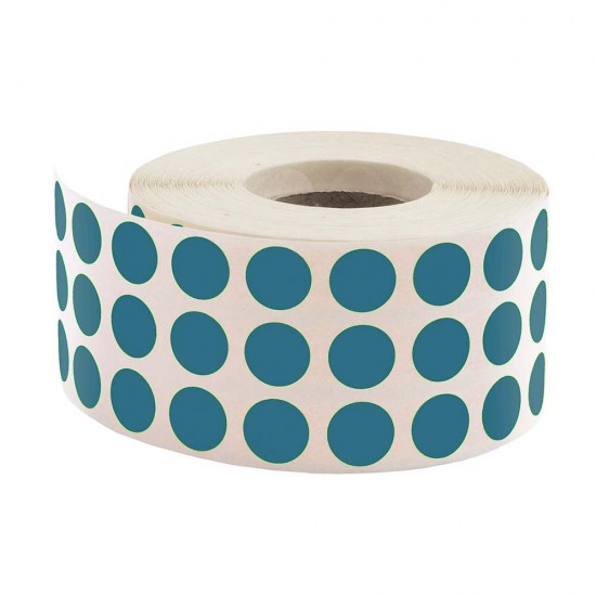 TANEX ETİKET NOKTA 10MM 5000AD MAVİ