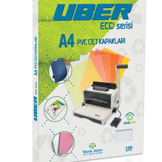 SARFF 15201003E A4 UBER CİLT KAPAĞI ŞEFFAF