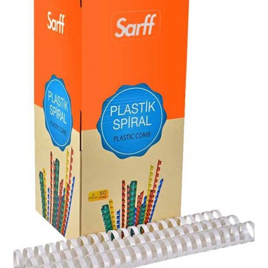 SARFF 15312086 SPİRAL 51MM BEYAZ 50Lİ