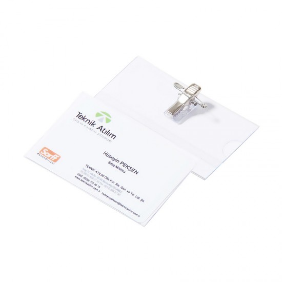 SARFF 15323052 KLİPSLİ YAKA KOKARTI 50Lİ KT