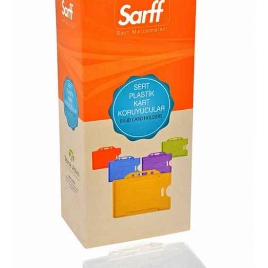 SARFF 15323021 KART MUHAFAZA KABI YEŞİL 50Lİ KT