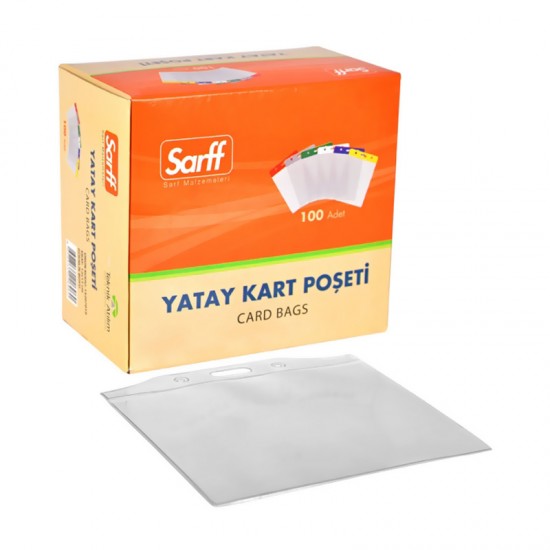 SARFF 15207031 KART POŞETİ ŞEFFAF 11.5X16CM 100LÜ KT