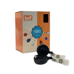 SARFF 15311046 YUVARLAK KANCALI YOYO SİYAH 25Lİ KT