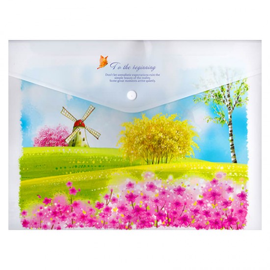 MORNİNG 357 A4 ÇIT ÇIT DOSYA NEW LONDON