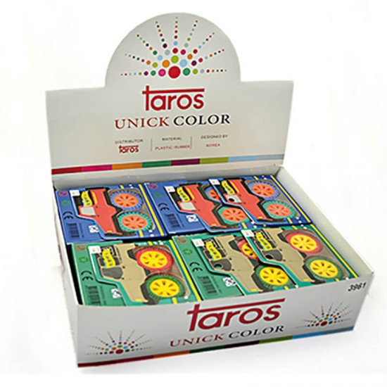 UNICK COLOR 3961 TEKERLEK ŞEKİLLİ SİLGİ 30LU KT