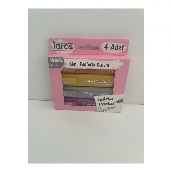 UNICK COLOR 5481 SIMLI FOSFORLU KALEM 4 RENK NO:1 30LU