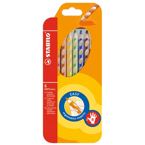 STABİLO EASYCOLORS 6 RENKLİ SET SAĞ EL 332/6