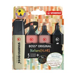 STABİLO BOSS NATURE FOSFORLU KALEM 4LÜ 70-4-2-3