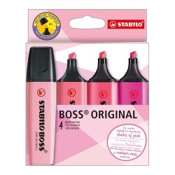 STABİLO 51002209 BOSS ORIGINAL 4LÜ PEMBE PAKET