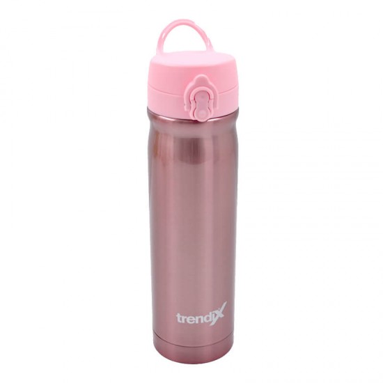 TRENDİX U5000-PP ÇELİK MATARA 500ML PASTEL PEMBE