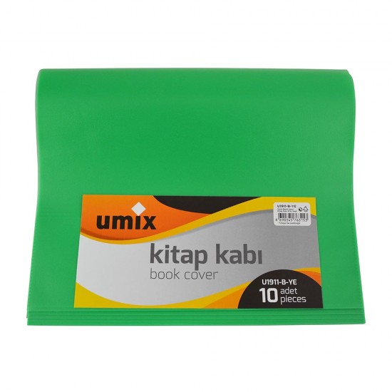 UMİX KİTAP KABI A4 10LU YEŞİL U1911-YE