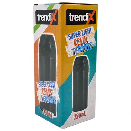 TRENDİX U350-Sİ SÜPER LIGHT TERMOS 350ML SİYAH