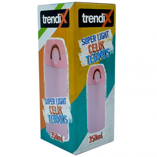 TRENDİX U350-PE SÜPER LIGHT TERMOS 350ML PEMBE