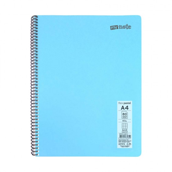 UMUR MFXPA-A480-K MYNOTE FLEX PASTEL DEF A4 80YP KARELİ