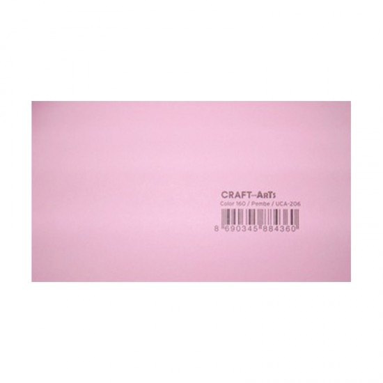 CRAFT&amp;ARTS UCA-206 160GR FON KARTONU 50X70 PEMBE