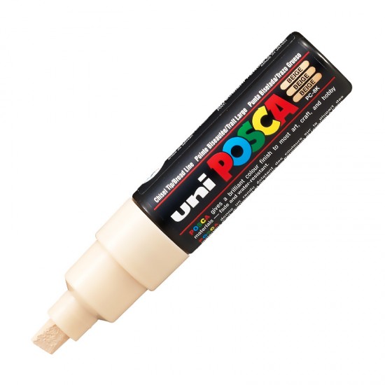 UNİ PC-8K POSCA SU BAZLI POSTER MARKÖRÜ BEJ
