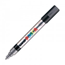 UNİ PC-5M POSCA POSTER MARKÖRÜ GÜMÜŞ