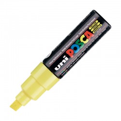 UNİ PC-8K POSCA SU BAZLI POSTER MARKÖRÜ SARI