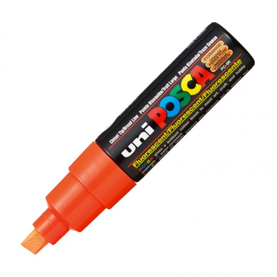 UNİ PC-8K POSCA SU BAZLI POSTER MARKÖRÜ A.TURUNCU