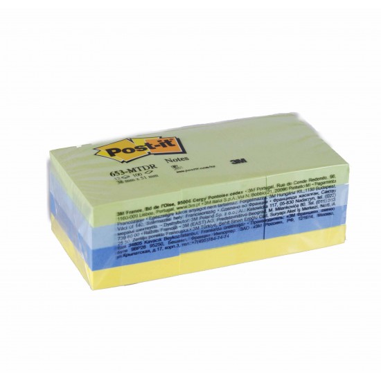 POST-İT 653MTDR NOT KAĞIDI 38X51 100YP MİNT SERİ