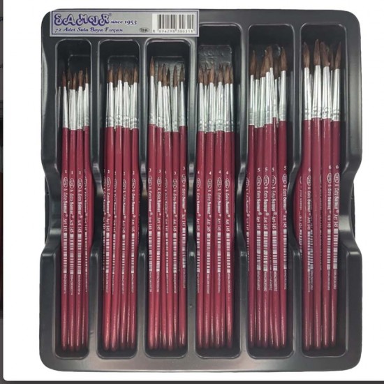 SAMUR 145 SERİ SULUBOYA FIRÇASI NO:1-6 72Lİ STN