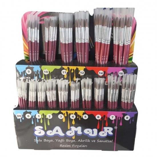 SAMUR SULUBOYA FIRÇASI 192Lİ STN