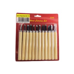 SAMUR AHŞAP OYMA 12Lİ SET
