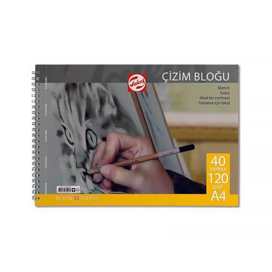 TALENS A44000 SPR ÇİZİM BLOK 120GR A4 40YP