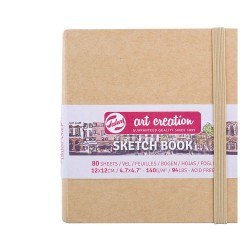 TALENS RT9314434M ART CREATİON SKETCHBOOK 140GR 12X12 KRAFT