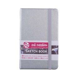 TALENS RT9314041M ART CREATİON SKETCHBOOK 140GR 9X14CM GÜMÜŞ